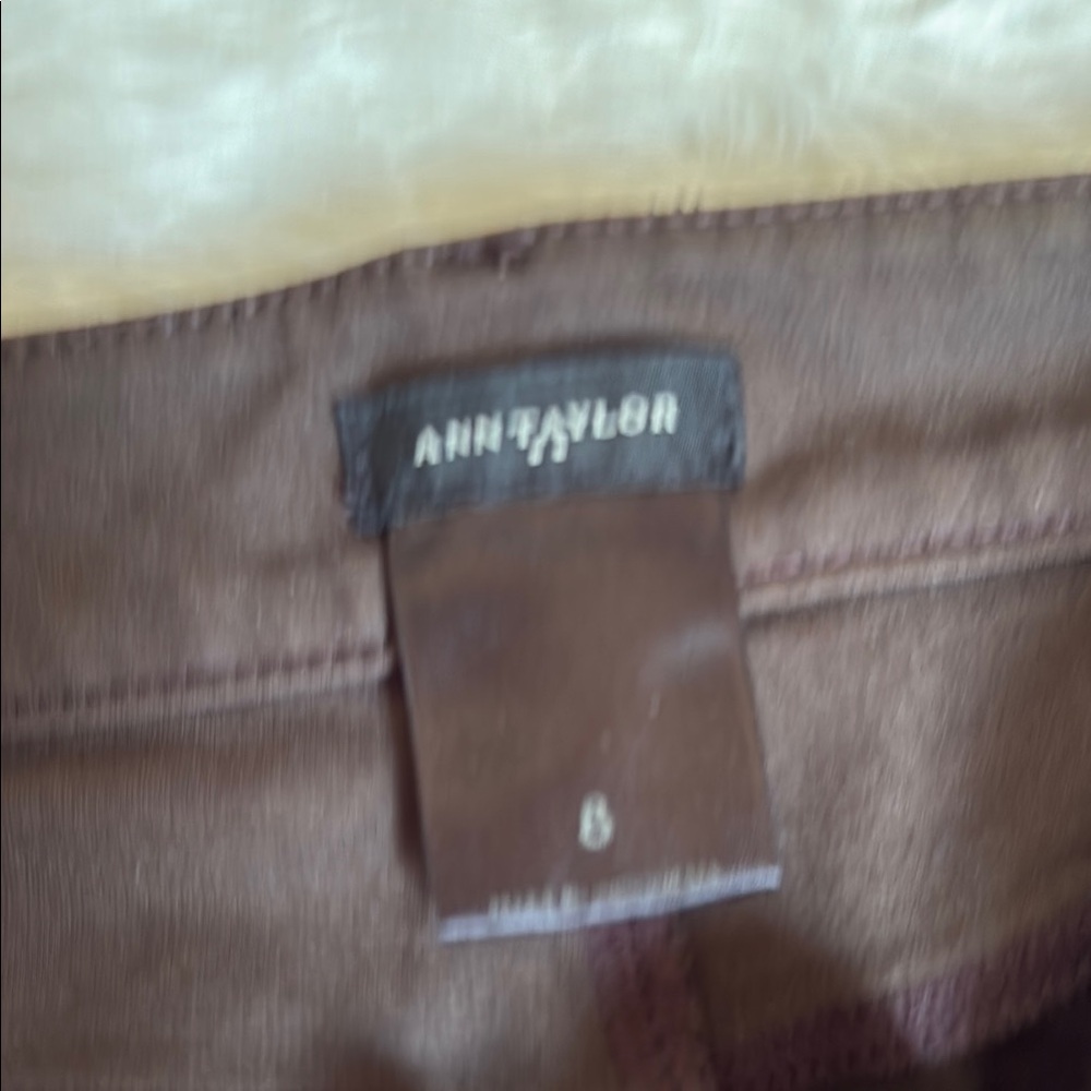 Ann Taylor chocolate brown pants - Picture 2 of 3